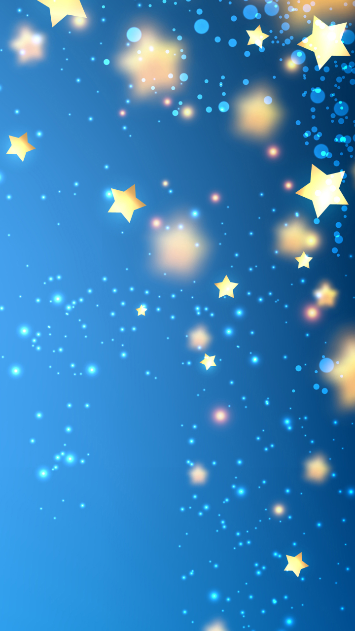 High Resolution Blue Background With Stars - HD Wallpaper 