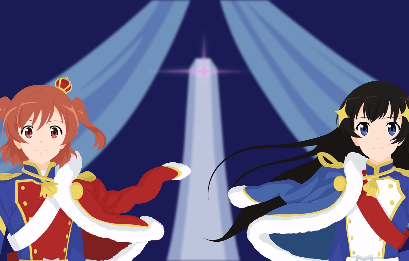 Photo Wallpaper Background, Girls, Anime, Shoujo☆kageki - Revue Starlight Anime - HD Wallpaper 