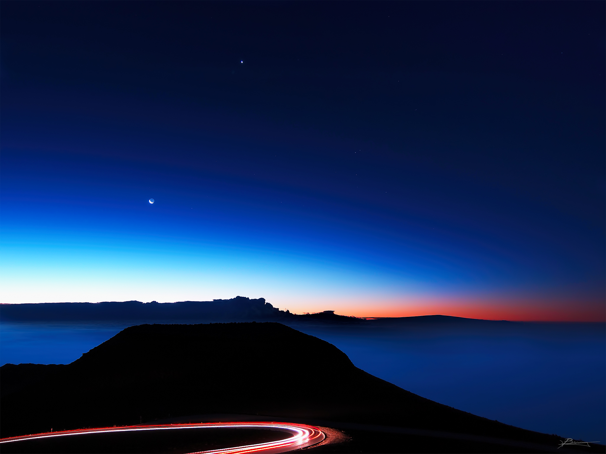 Moon Star Wallpaper - HD Wallpaper 