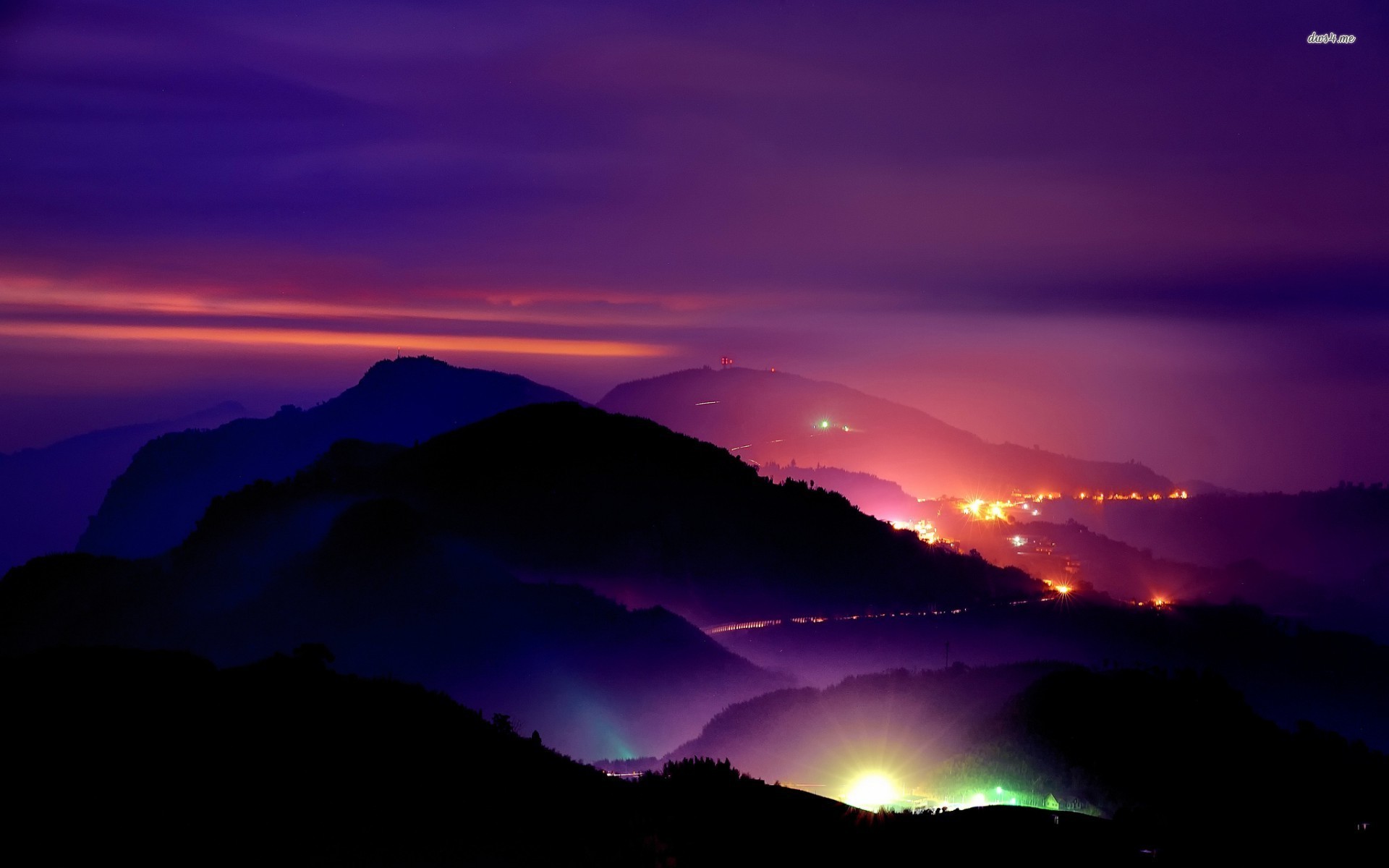 Beautiful Views Of Nature At Night - HD Wallpaper 