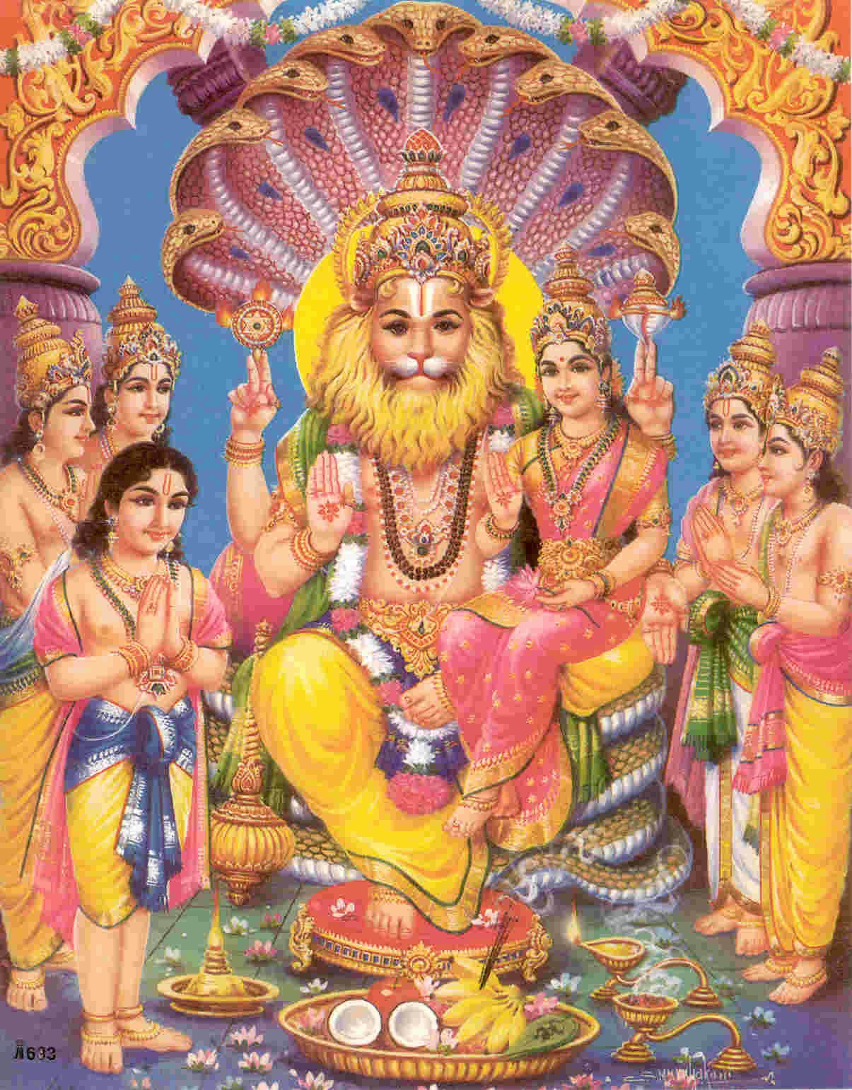 Lord Narasimha Swamy - HD Wallpaper 
