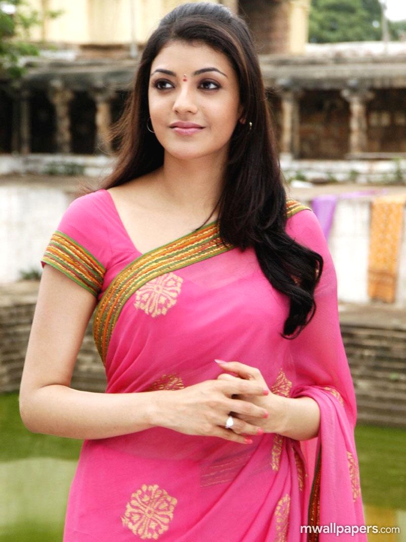 Kajal Agarwal In Saree Hd Photos (5430) - Kajal Agarwal Wallpapers In Saree - HD Wallpaper 