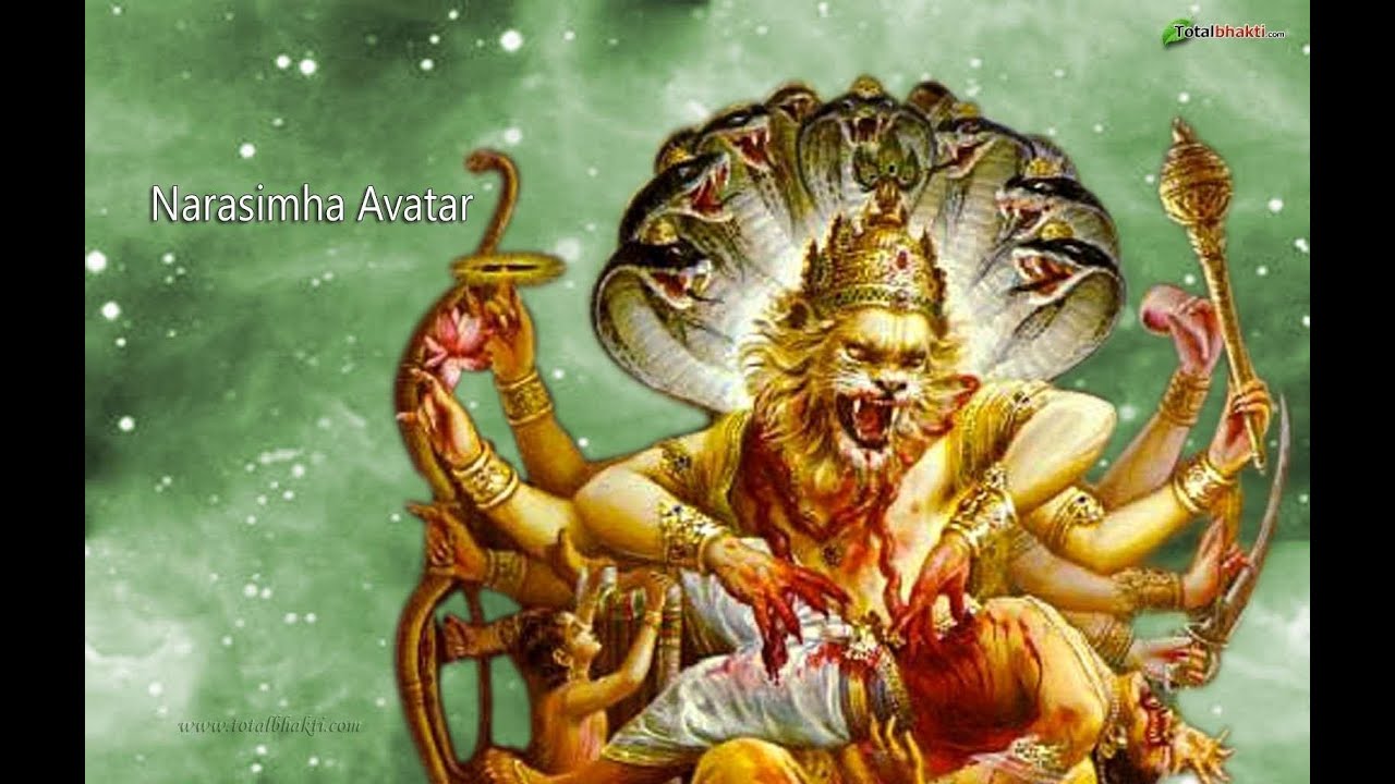 Lord Narasimha - HD Wallpaper 