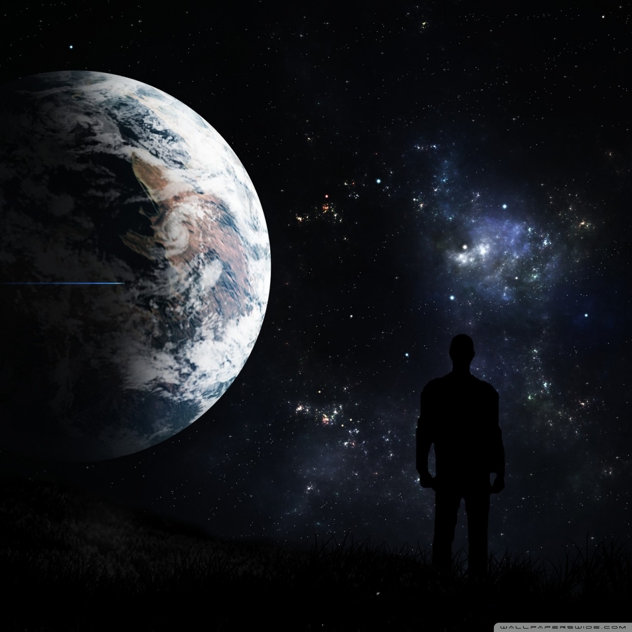 Universe Touch - HD Wallpaper 