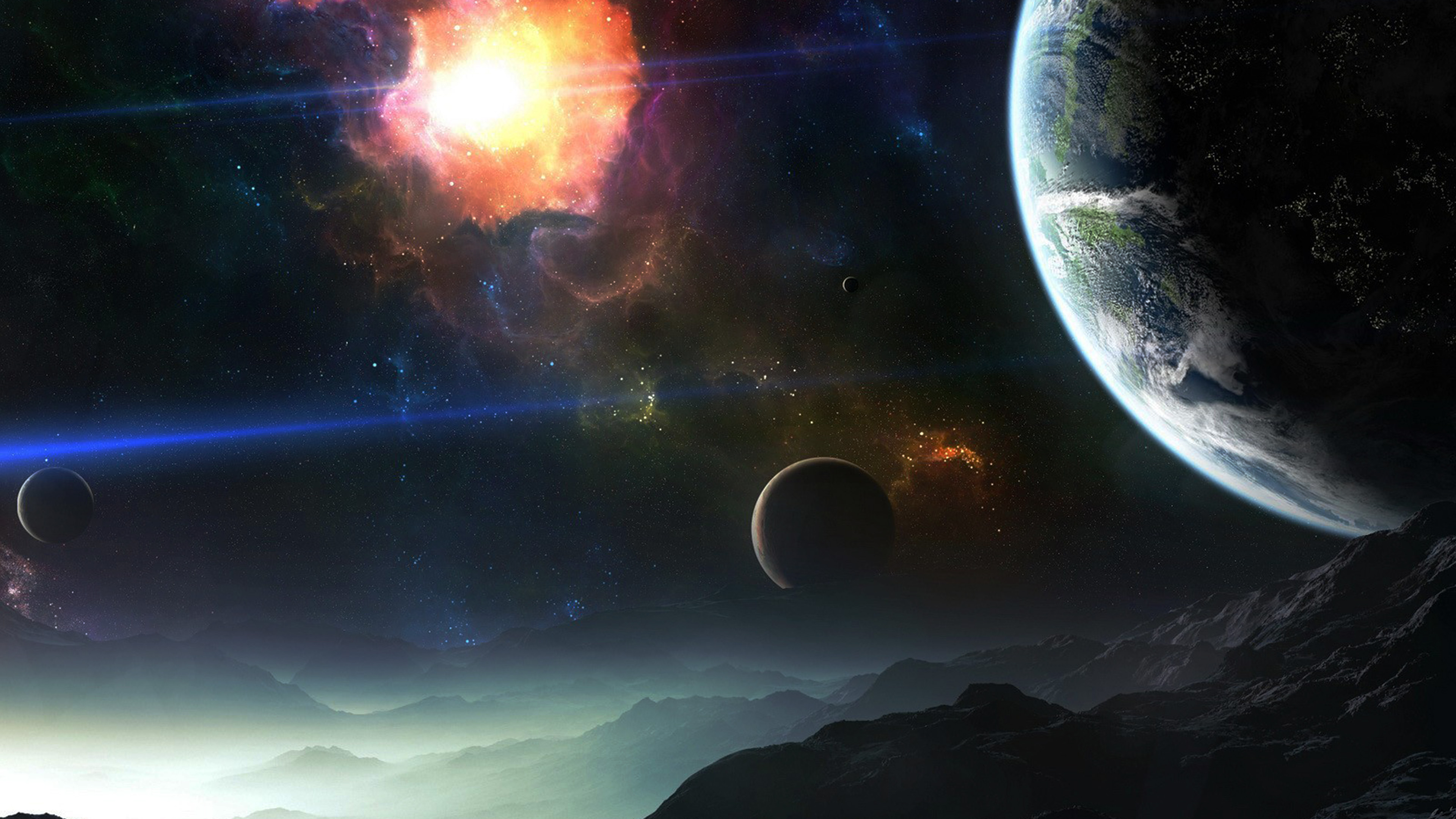 Outer Space Backgrounds Hd - HD Wallpaper 