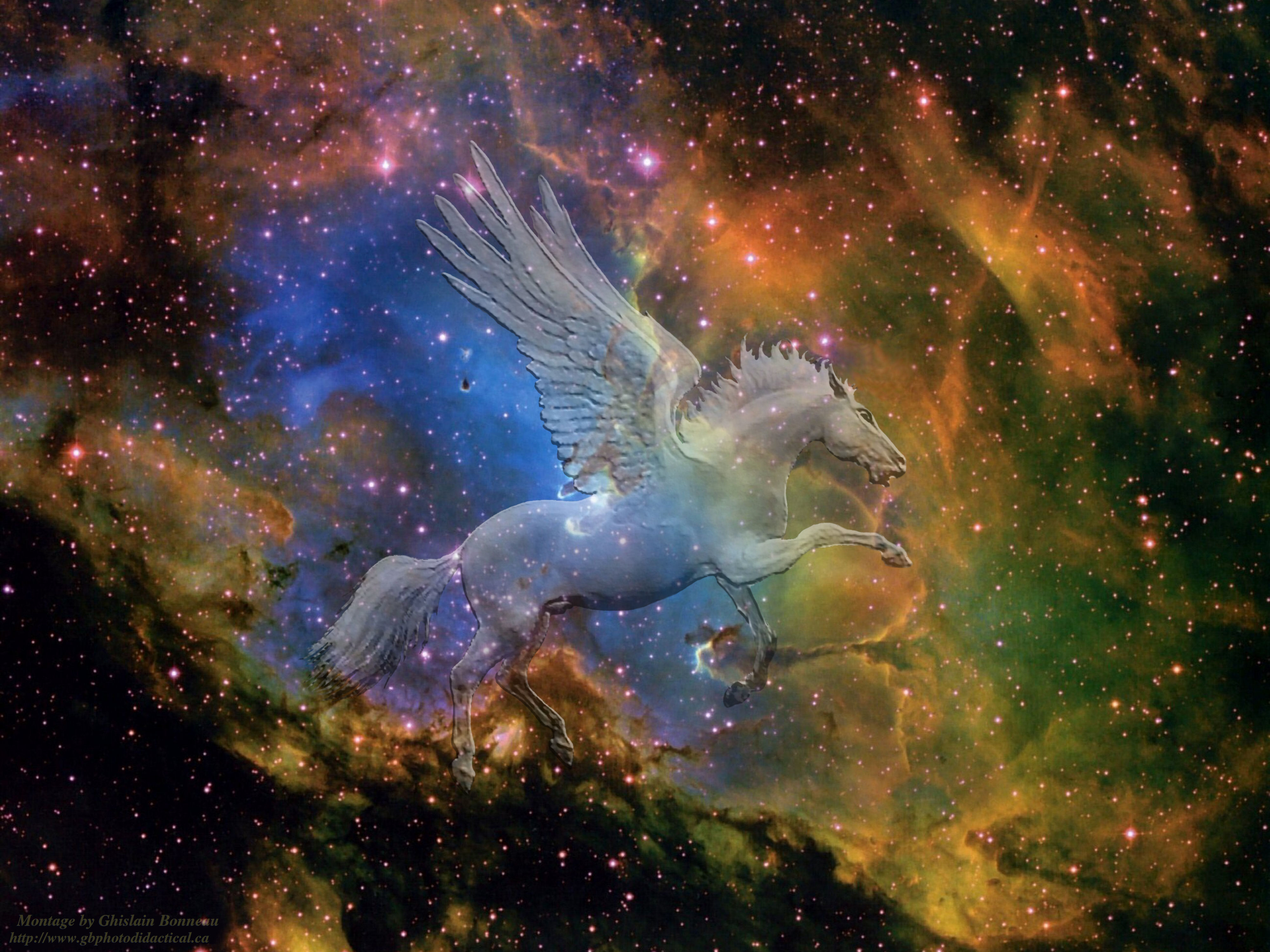 Free Wallpaper Galaxy Horse 4000x3000 Wallpaper