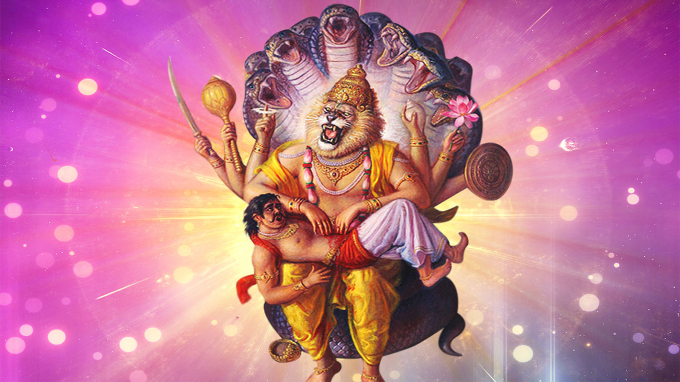 Narasimha God Images Hd Download - 1366x768 Wallpaper 