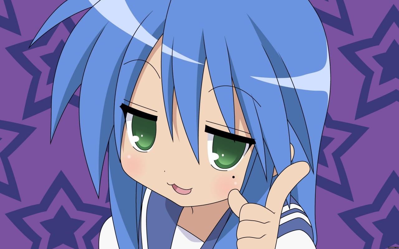 Lucky Star, War, Games Wallpapers - Lucky Star Konata Smug - HD Wallpaper 