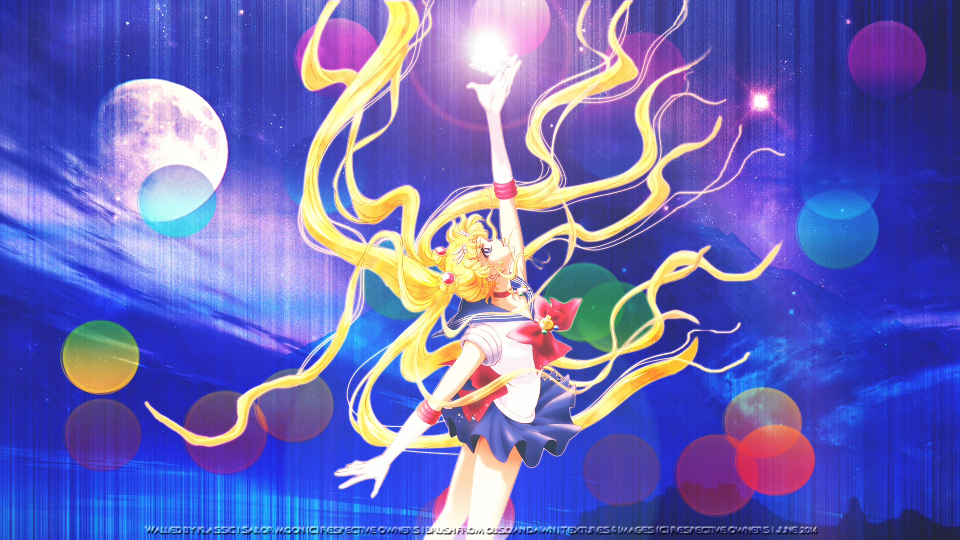A Sky Full Of S - Заставка Сейлор Мун Кристалл - HD Wallpaper 