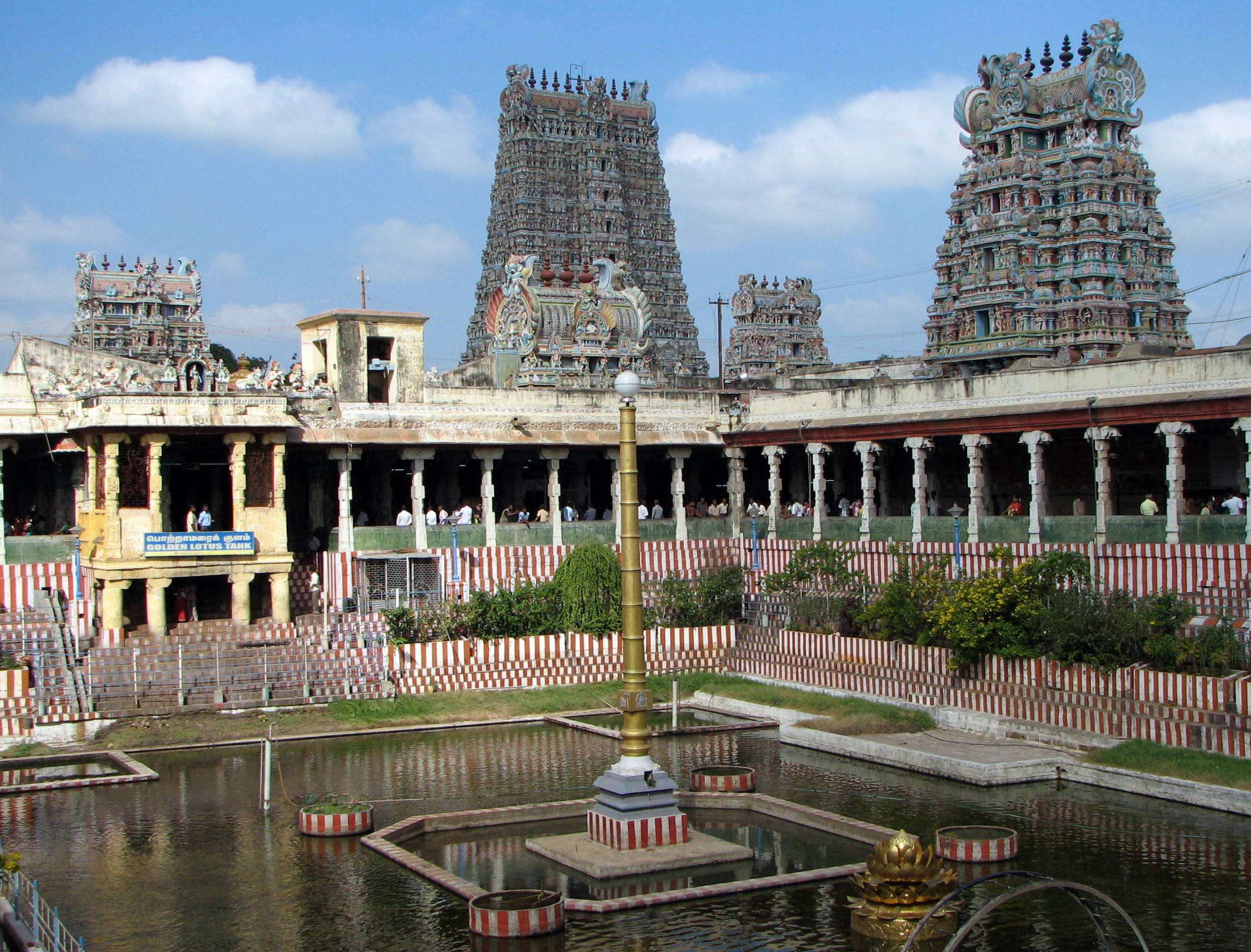 Meenakshi Amman Temple - HD Wallpaper 