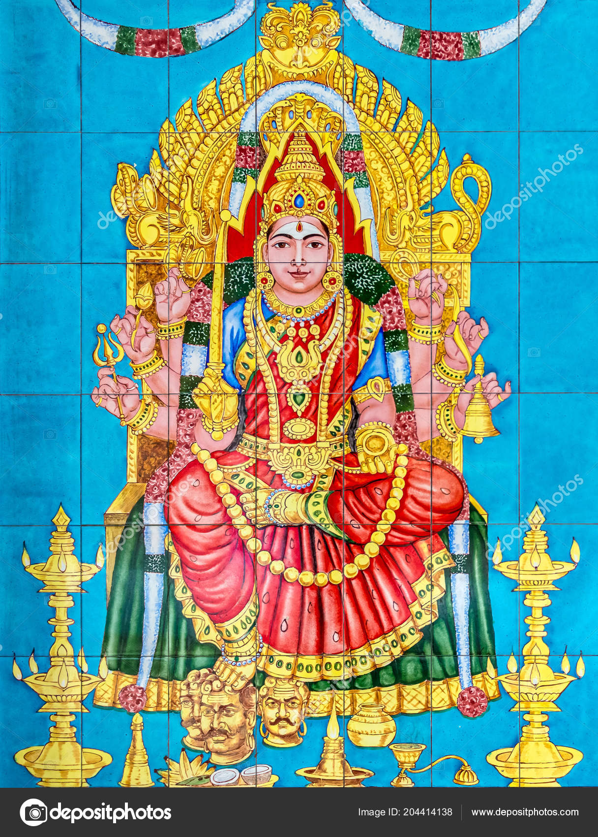Maha Mariamman - HD Wallpaper 