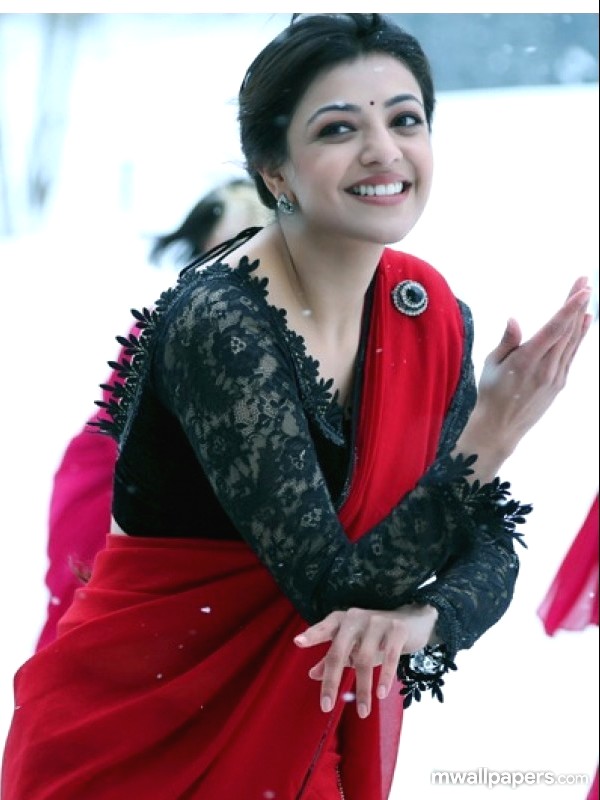 Kajal Agarwal In Saree Hd Photos (5457) - Kajal Photos In Baadshah - HD Wallpaper 