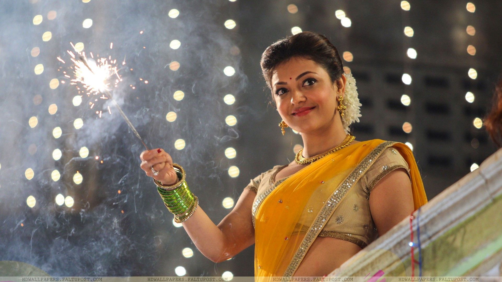 Kajal Diwali - HD Wallpaper 