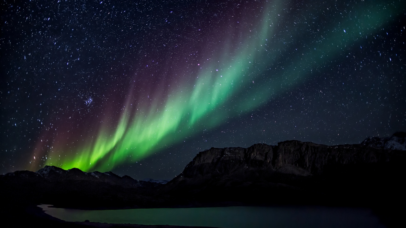 Iceland Northern Lights Hd - 1366x768 Wallpaper - teahub.io