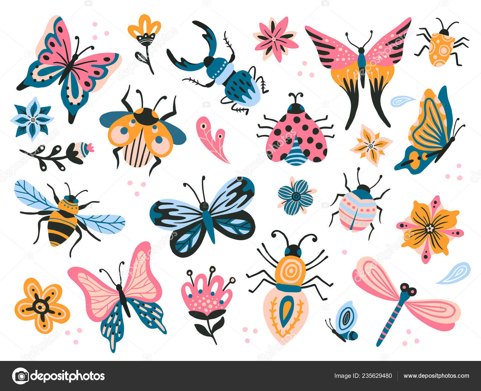 Insects Picture For Drawing - HD Wallpaper 