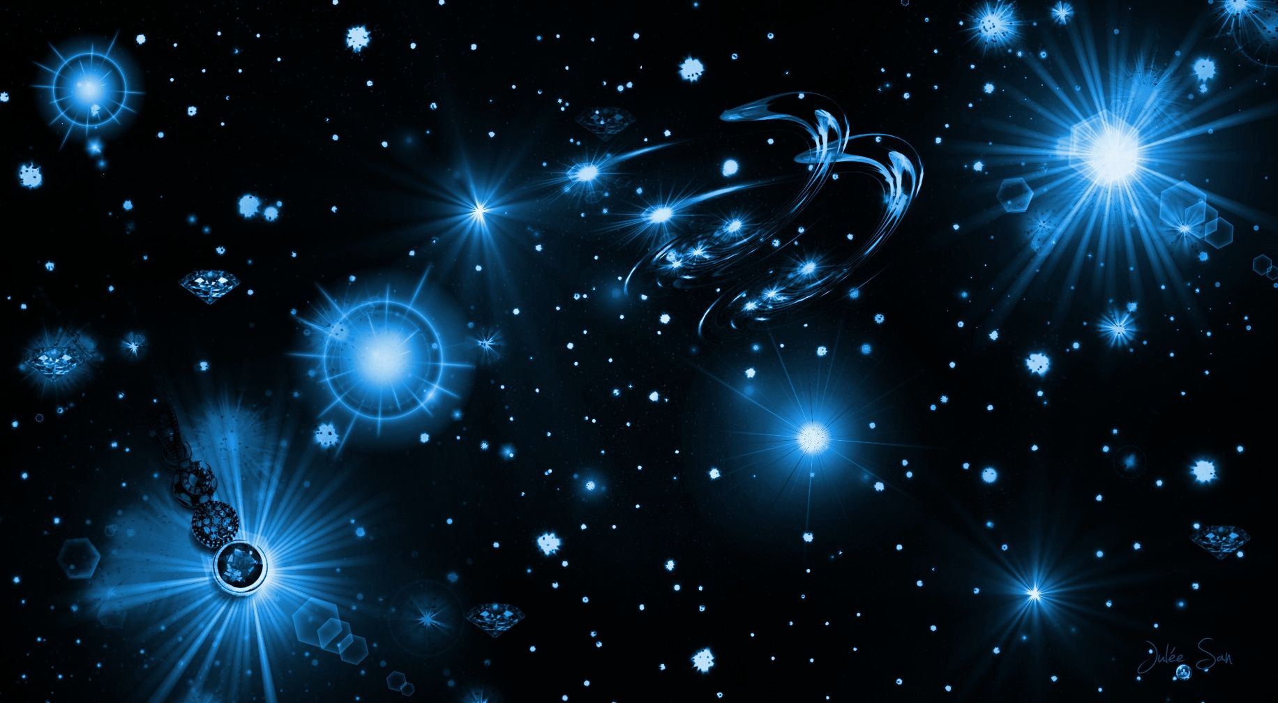 Live Background Image Starry Night - HD Wallpaper 