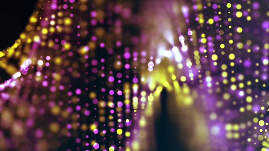 Waves Of Yellow & Purple Particles 4k Relaxing Live - Yellow And Purple 4k - HD Wallpaper 