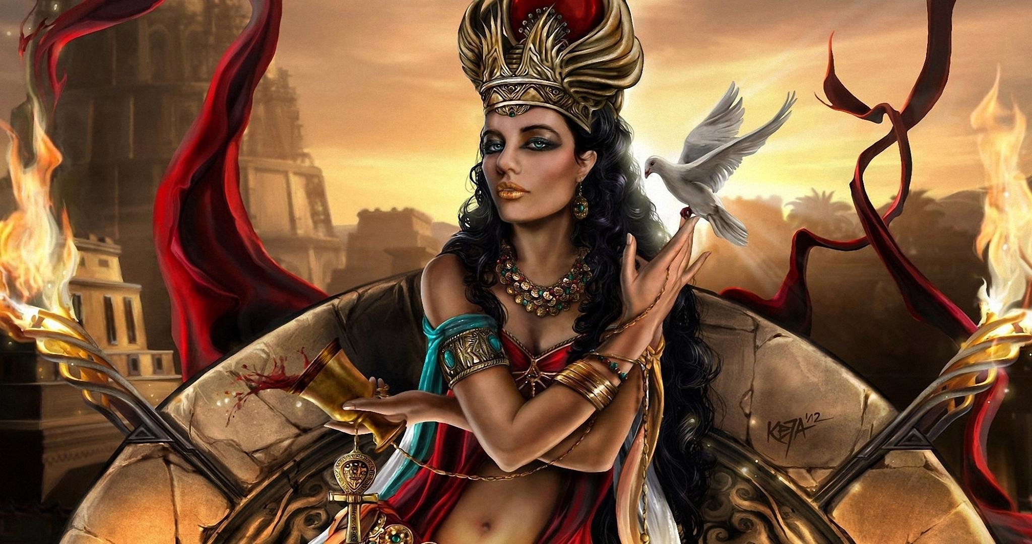 Free Download Gods Wallpaper Id - Goddess Inanna - HD Wallpaper 