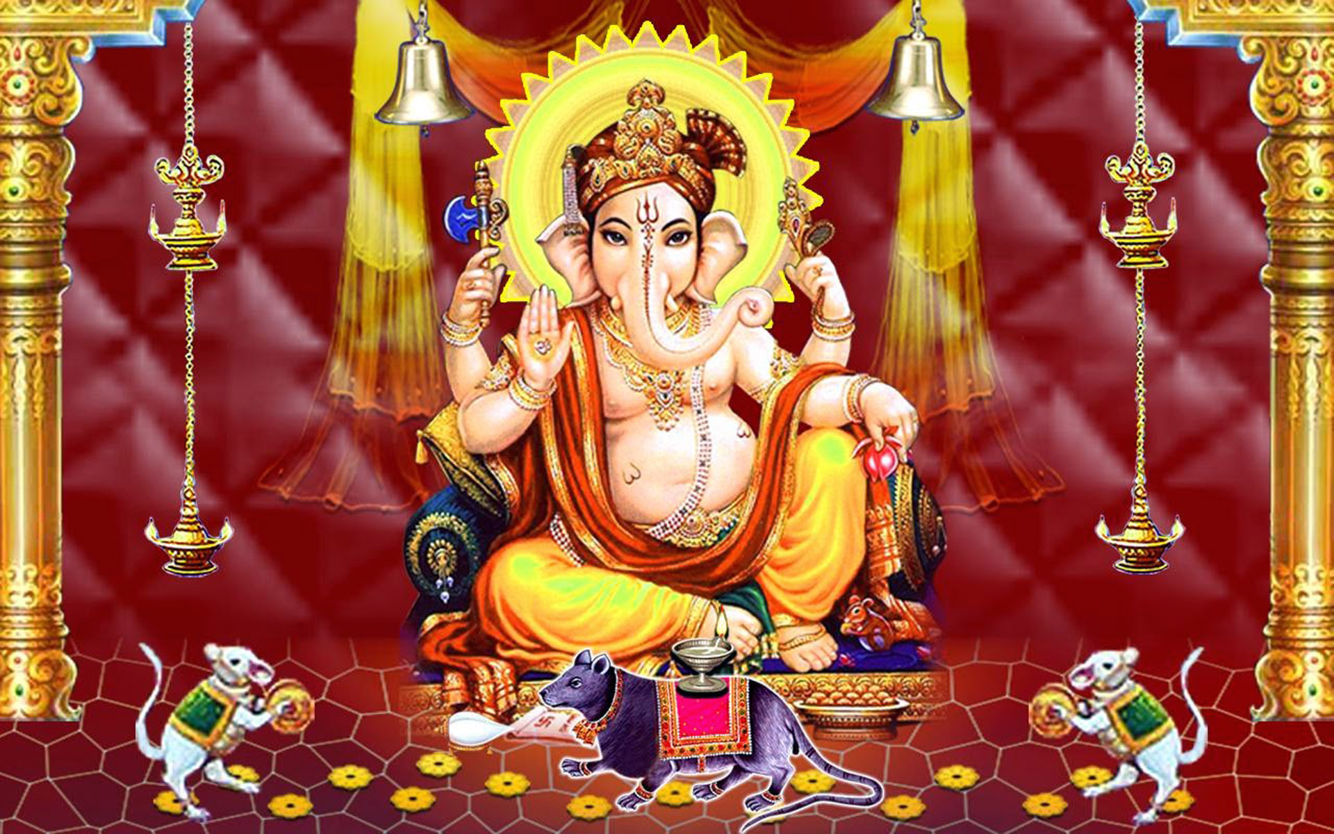 Ganesh Pooja - HD Wallpaper 