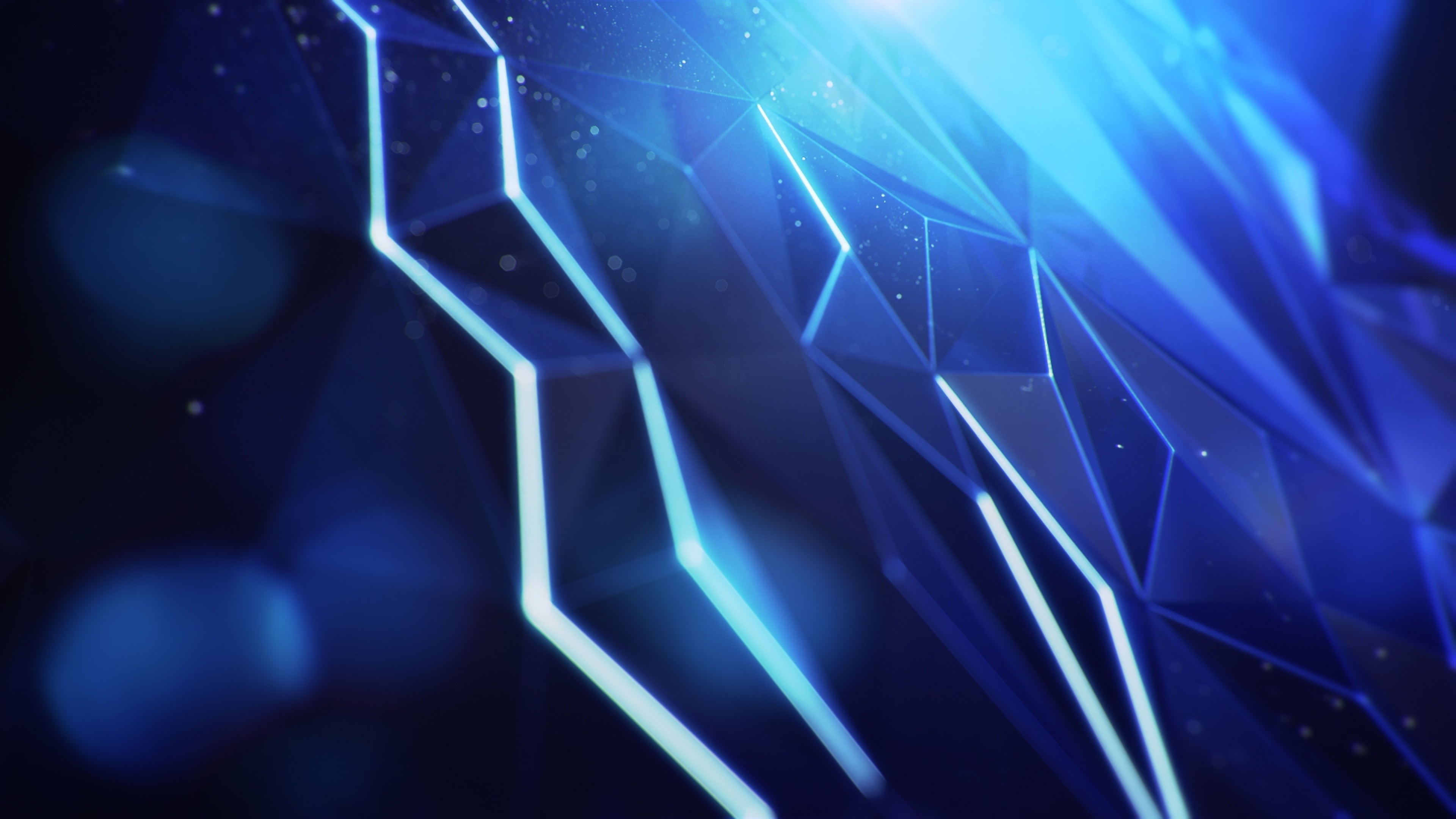 Abstract Art Black And Blue - HD Wallpaper 