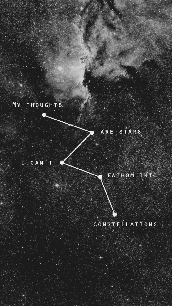 Quotes, Stars, And Wallpaper Image - Aesthetic Love Stars Quotes - HD Wallpaper 