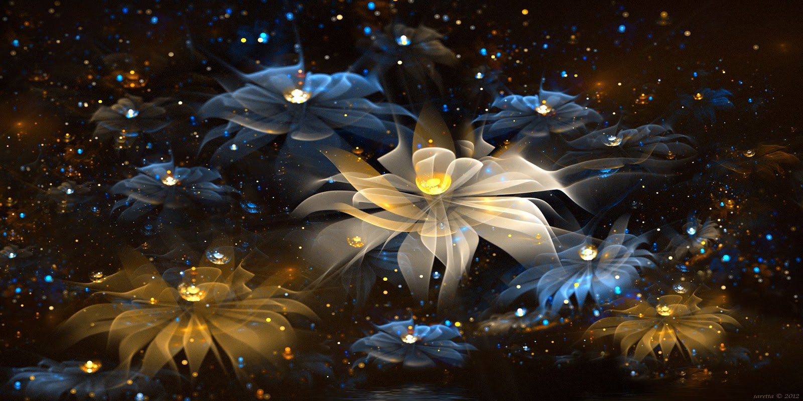 Abstract Flowers Hd - HD Wallpaper 