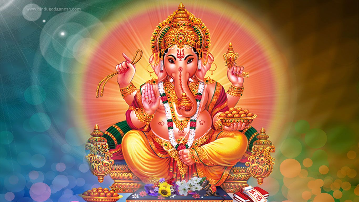 Full Screen Wallpaper Hd Of Lord Ganesha - HD Wallpaper 