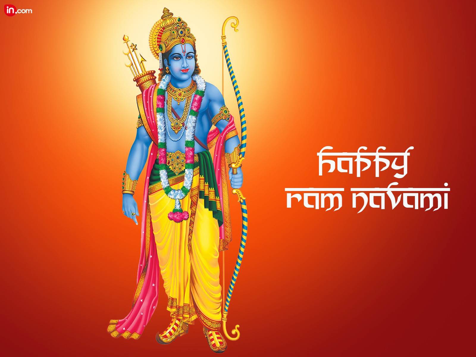 Happy Ram Navami Wallpaper - Ram Navami Image Hd - HD Wallpaper 