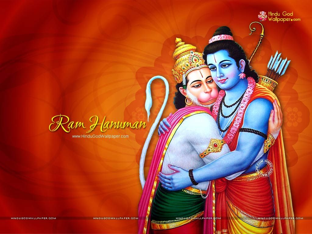 Jai Shri Ram Hanuman - HD Wallpaper 