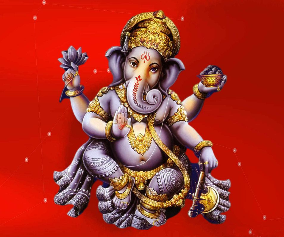 Hd Ganesha Wallpapers - Full Hd Lord Ganesh - HD Wallpaper 