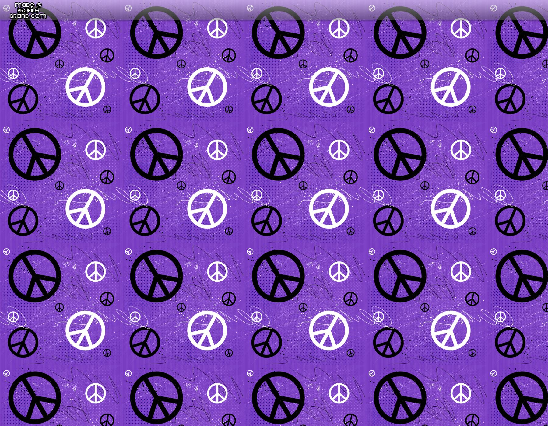 Background Purple Peace Sign - HD Wallpaper 