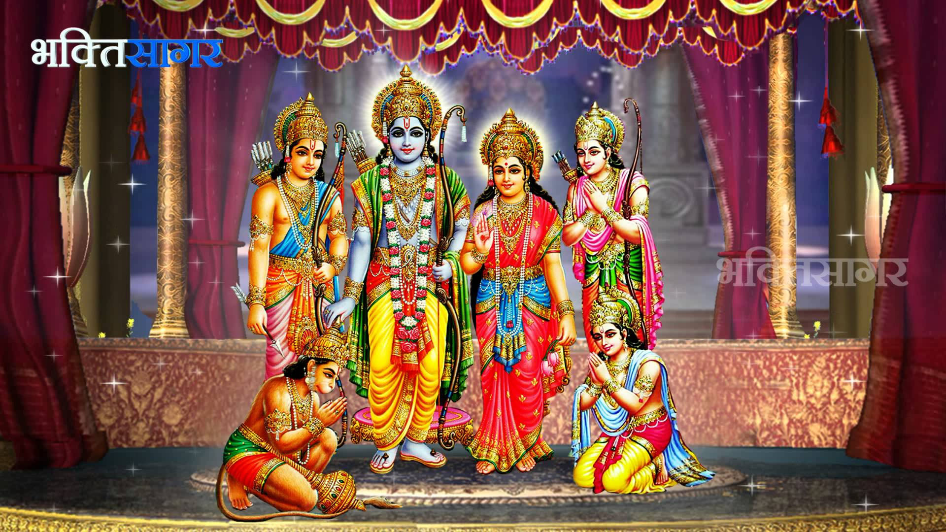 Sri Rama Pattabhishekam Photos High Resolution - High Resolution Lord Rama - HD Wallpaper 