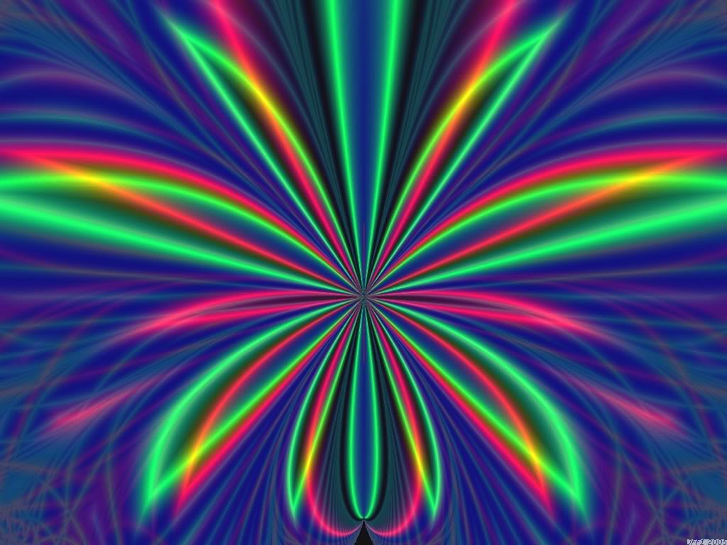 Png Images Neon Flowers - HD Wallpaper 