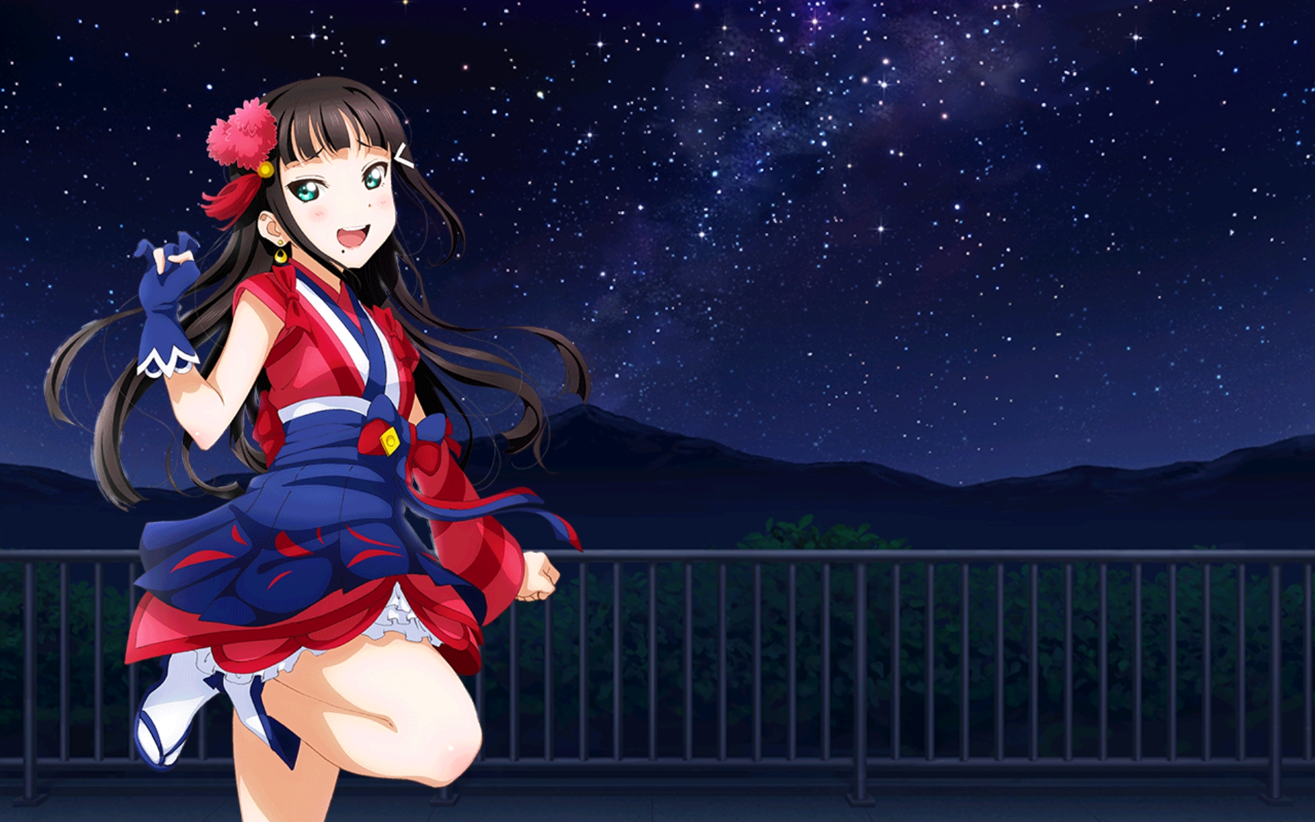 Love Live Starry Background - HD Wallpaper 