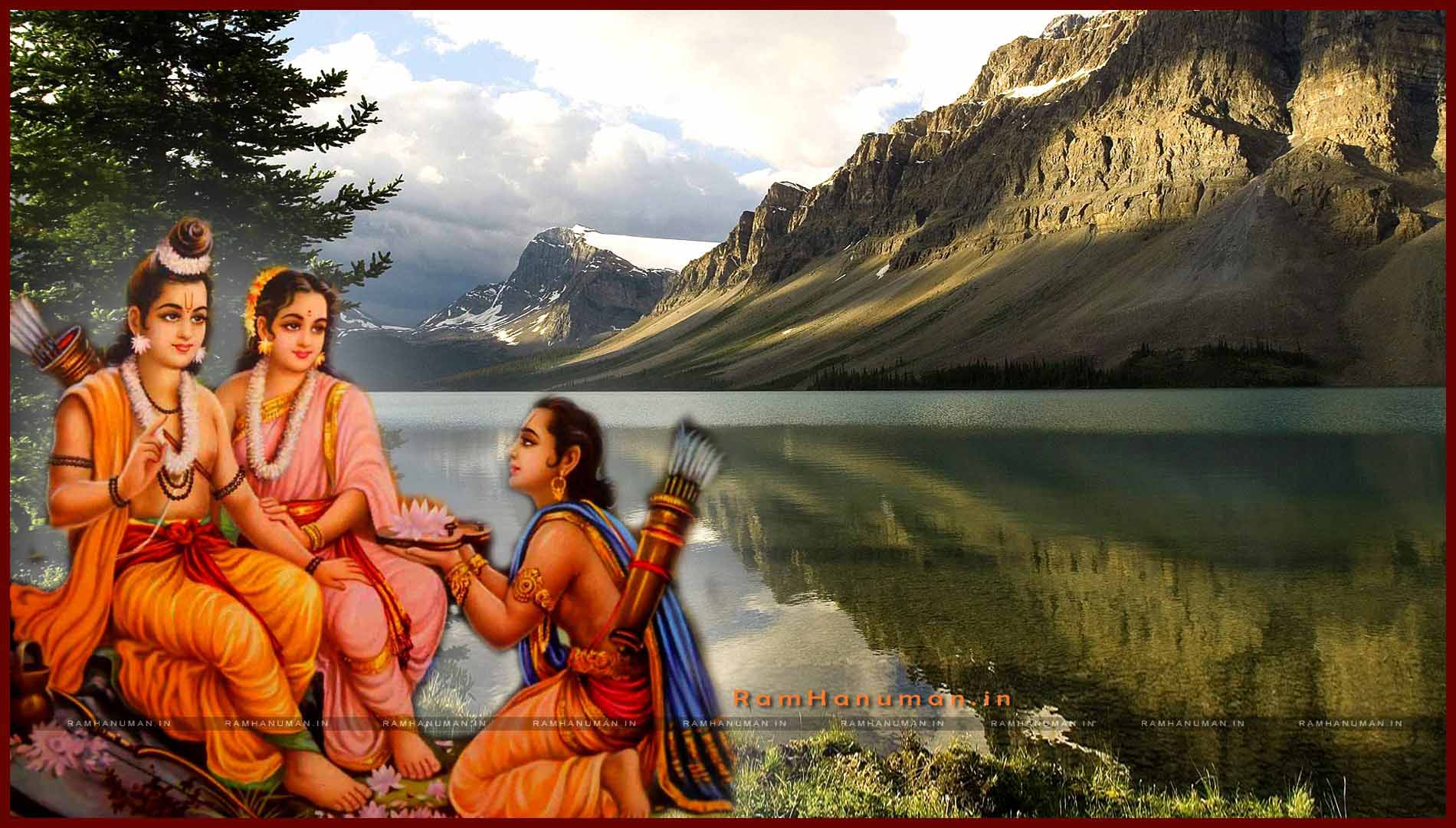 Lord Rama In Forest - HD Wallpaper 
