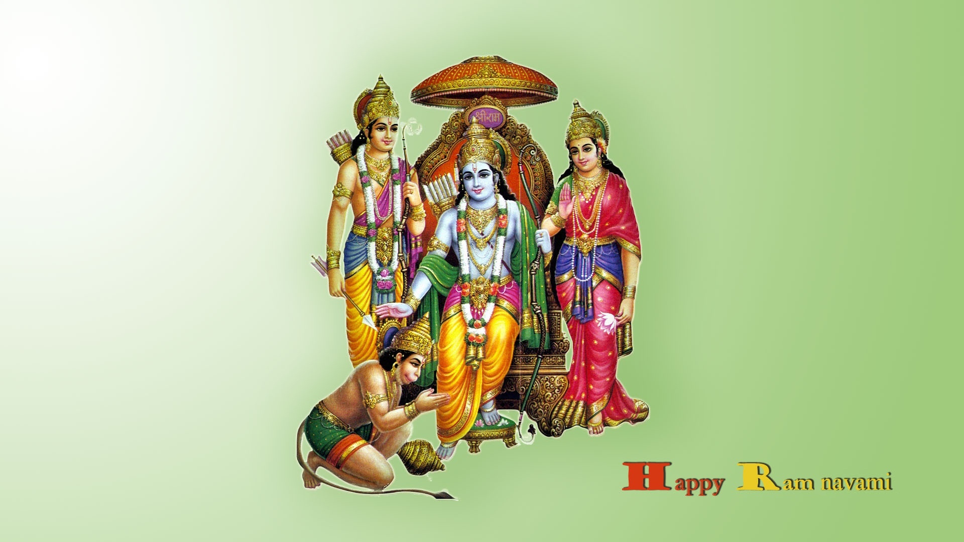 Happy Rama Navami - Shree Ram Png Hd - 1920x1080 Wallpaper 