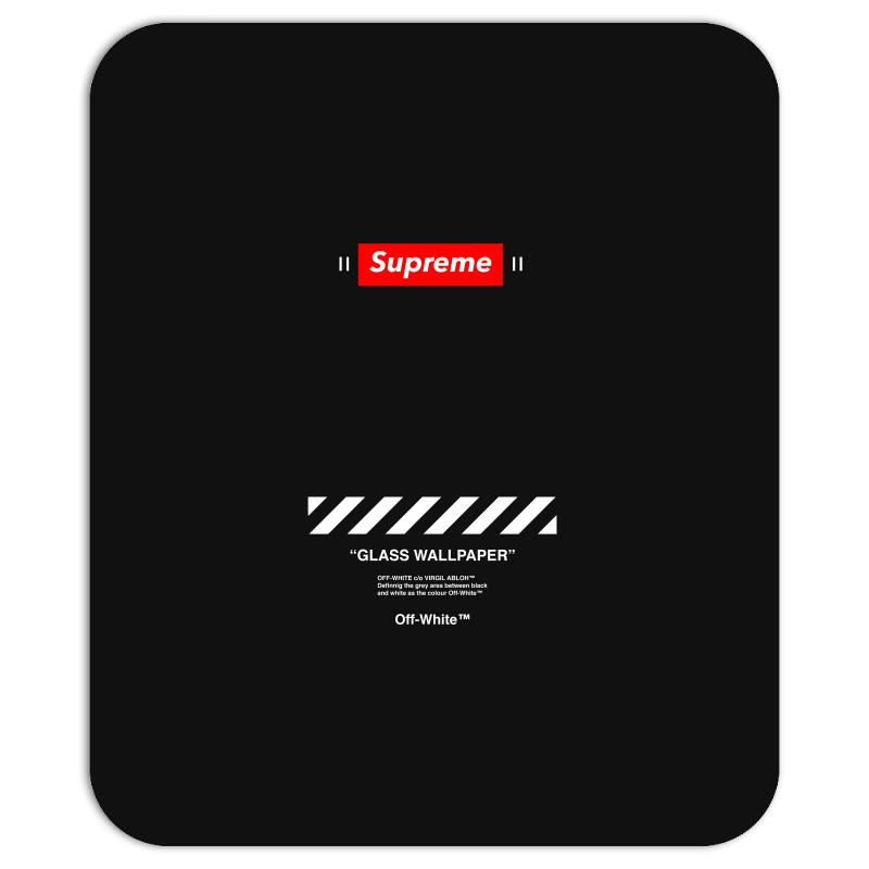 Supreme Glass Wallpaper For Dark Mousepad - Supreme Off White - HD Wallpaper 