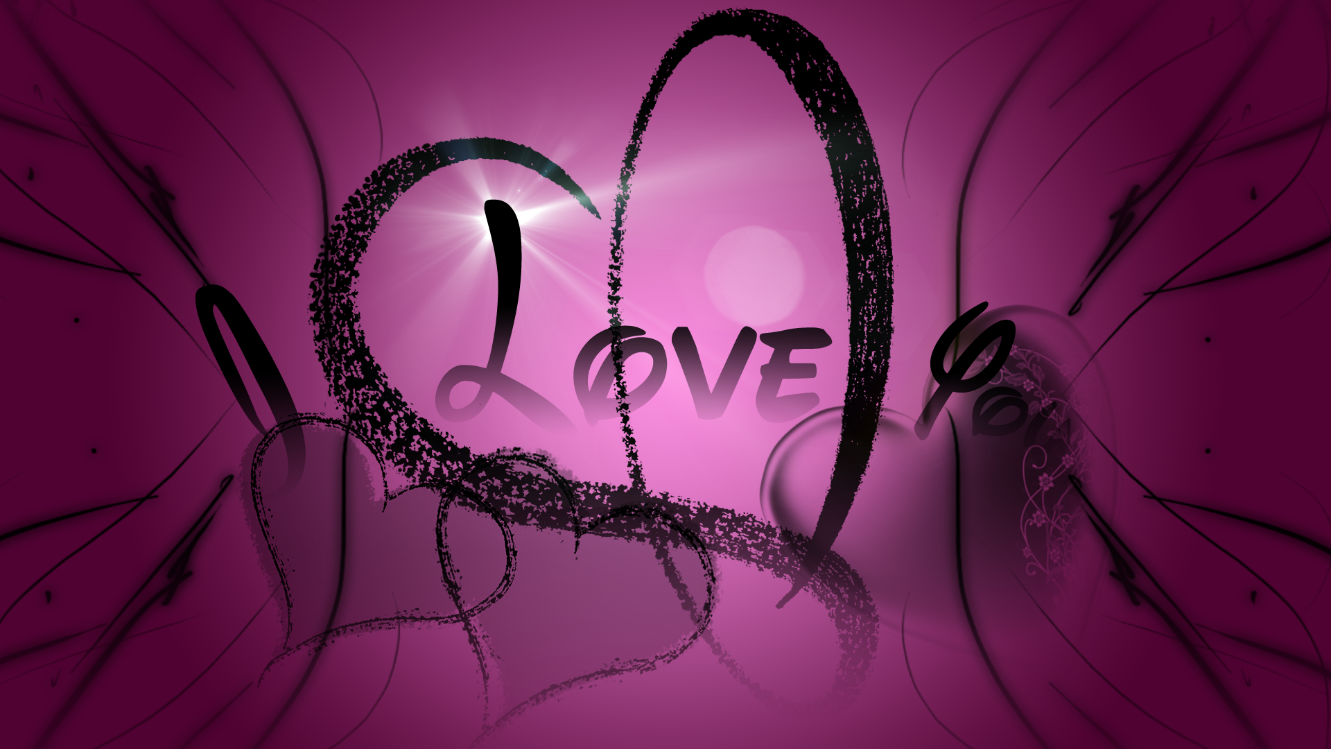 Love You Images Hd Logo - HD Wallpaper 