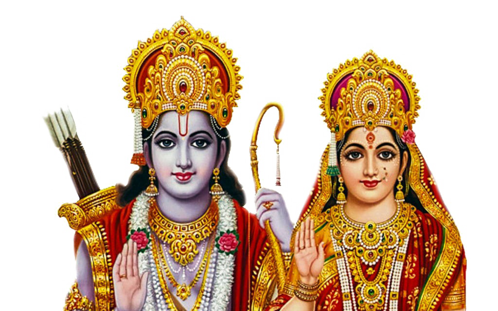 Sita Ram Png Transparent Image - Lord Sita Ram Png - HD Wallpaper 