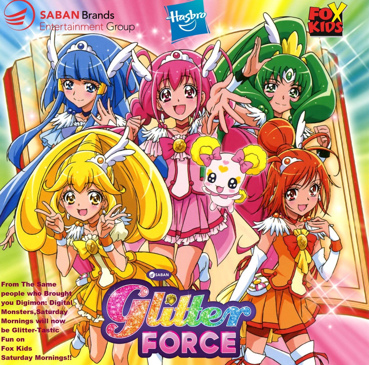 Glitter Force Fan Made Fox Kids Wallpaper - Smile Precure Let's Go Märchen World - HD Wallpaper 