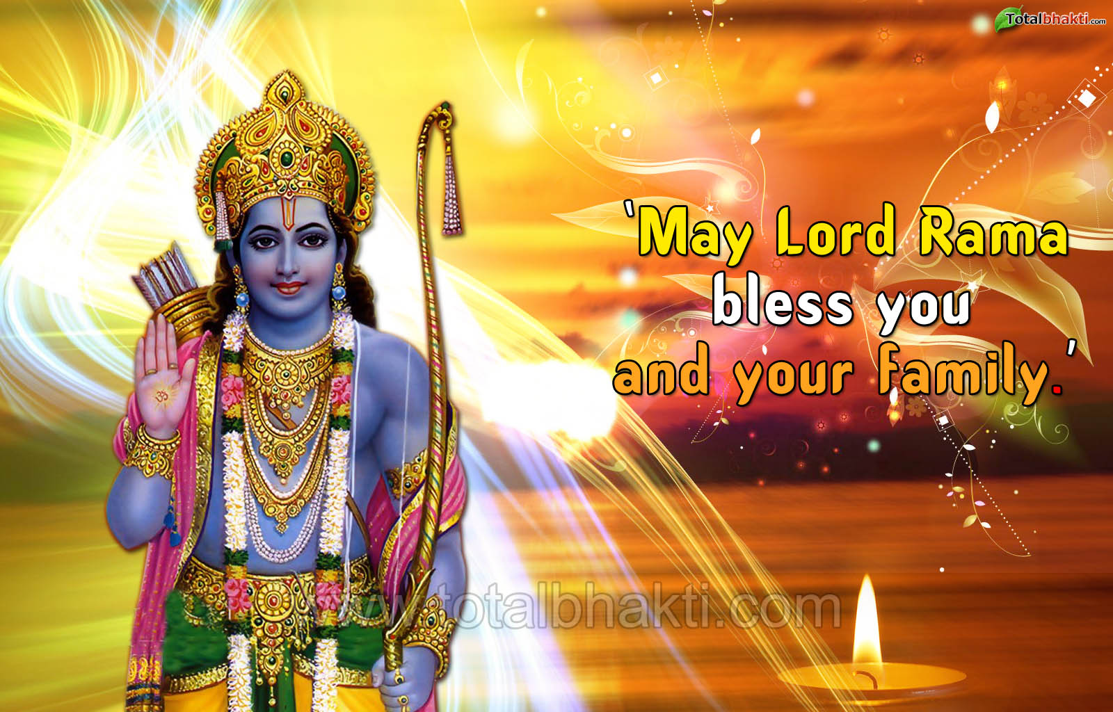 Diwali Of Lord Ram - HD Wallpaper 