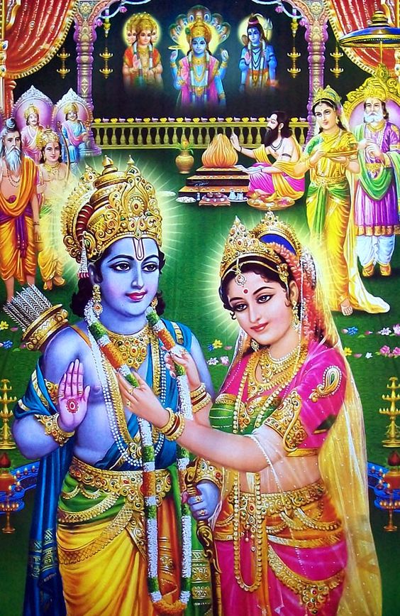 Lord Rama Sita Vivah Images Pic Hd - Sitaram Bhagwan - 564x867 Wallpaper -  