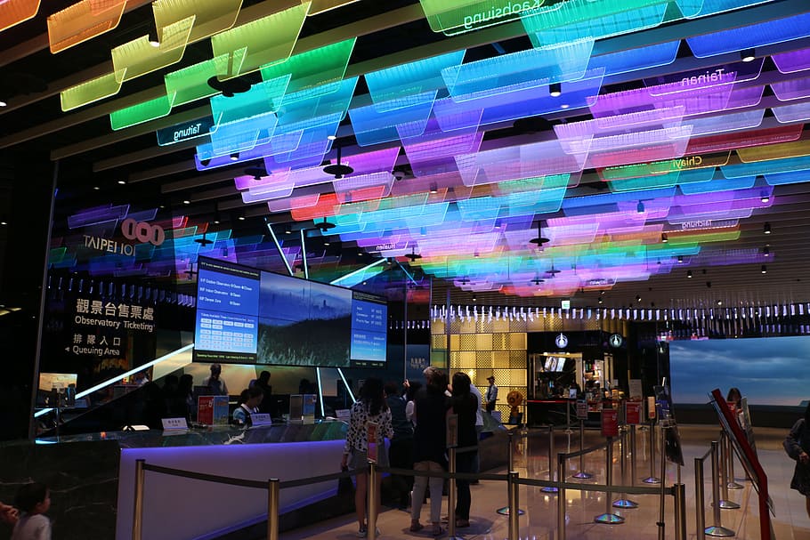 Into Different Colors, Ticket, Taipei, Multi Colored, - Lighting - HD Wallpaper 
