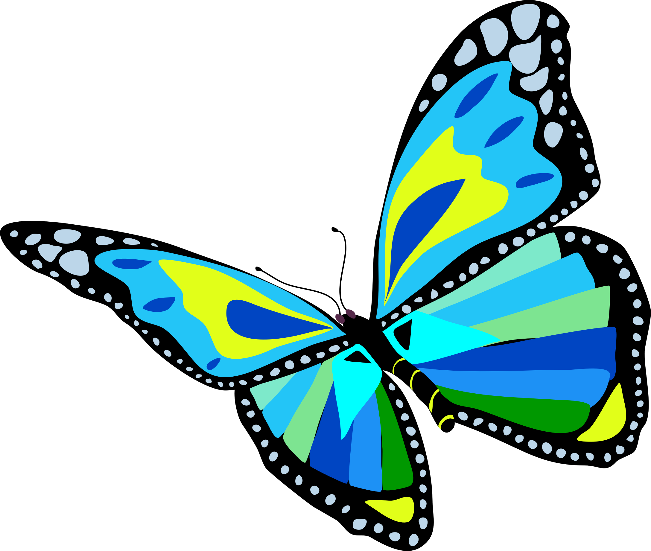 Flying Butterfly Clipart Png - Butterfly Flying Clip Art - HD Wallpaper 