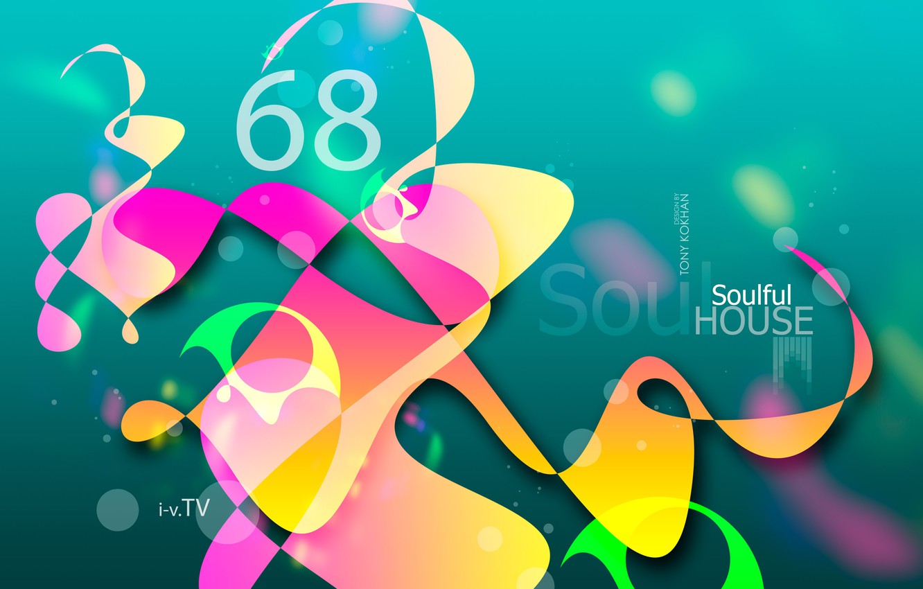 Photo Wallpaper Design, Black, Pink, Yellow, Music, - Graphic Design - HD Wallpaper 