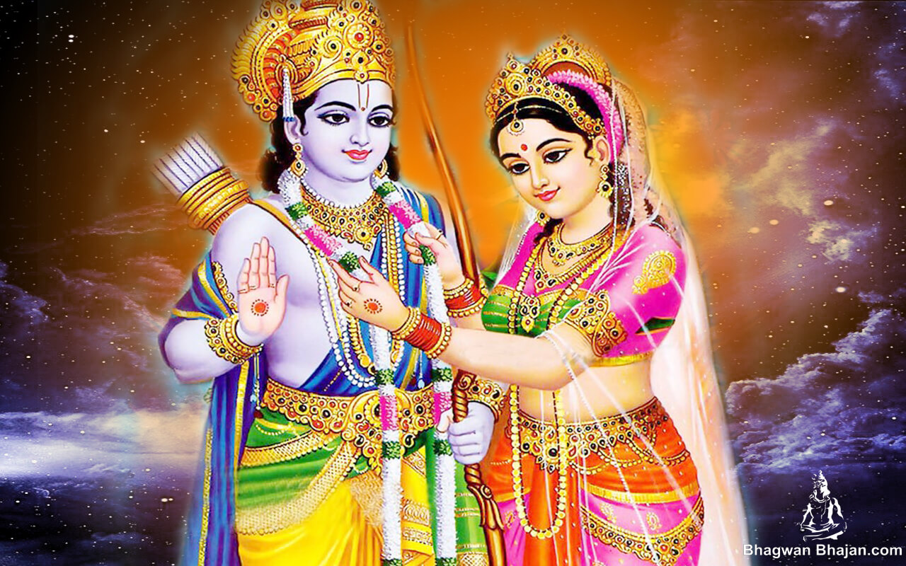 Bhagwan Shri Ram New Hd Wallpaper - Ram Ji Ki New - HD Wallpaper 