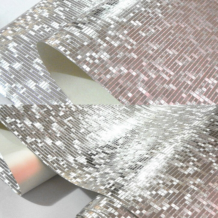 Mini Mosaic Luxury Glitter Wallpaper Background Wall - Mirror Effect - HD Wallpaper 