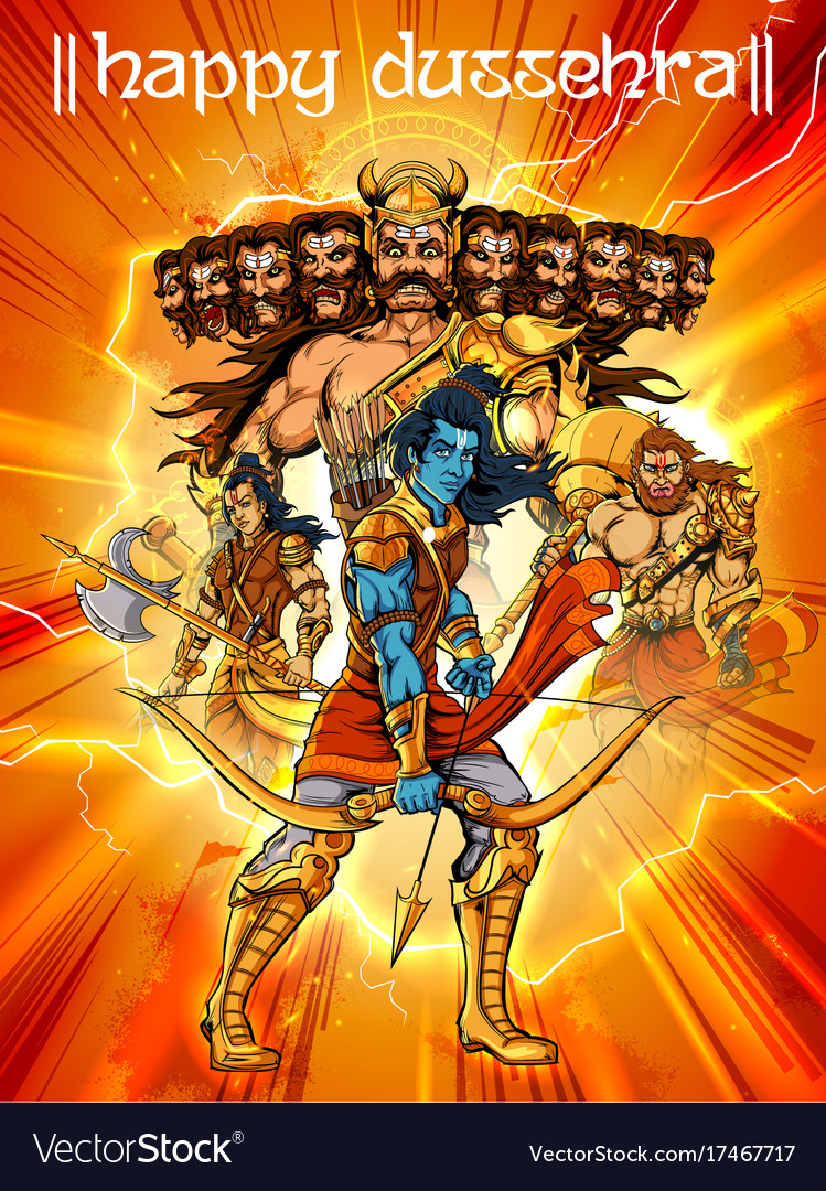 Lord Ram Killing Ravan - 749x1080 Wallpaper 