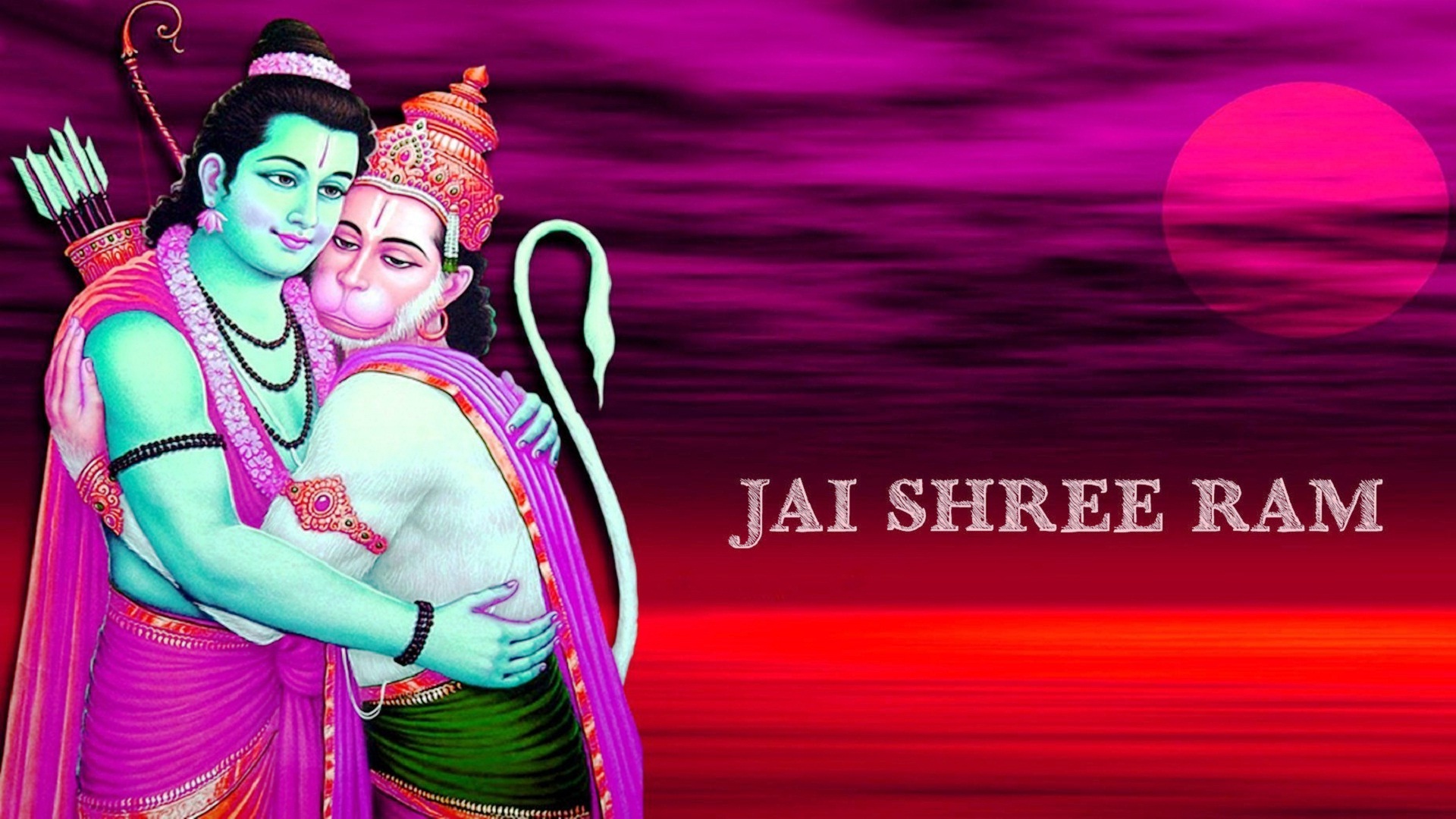 Shri Ram Wallpaper Hanuman - Best Lord Ram - HD Wallpaper 