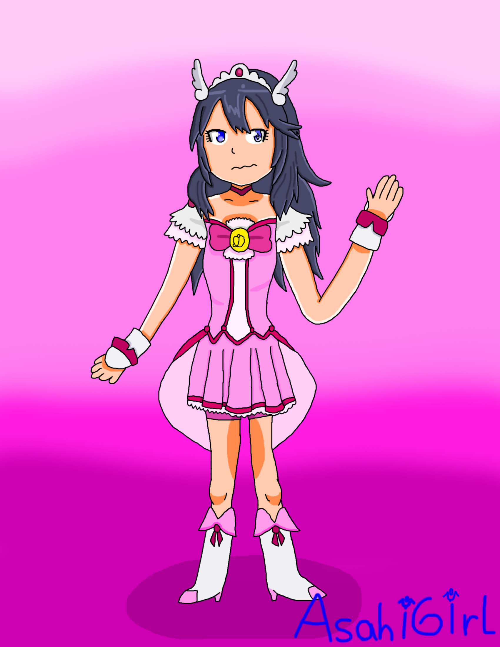 Cure Lucina/glitter Lucina By Asahigirl On 
 Data-src - Glitter Force Ocs - HD Wallpaper 